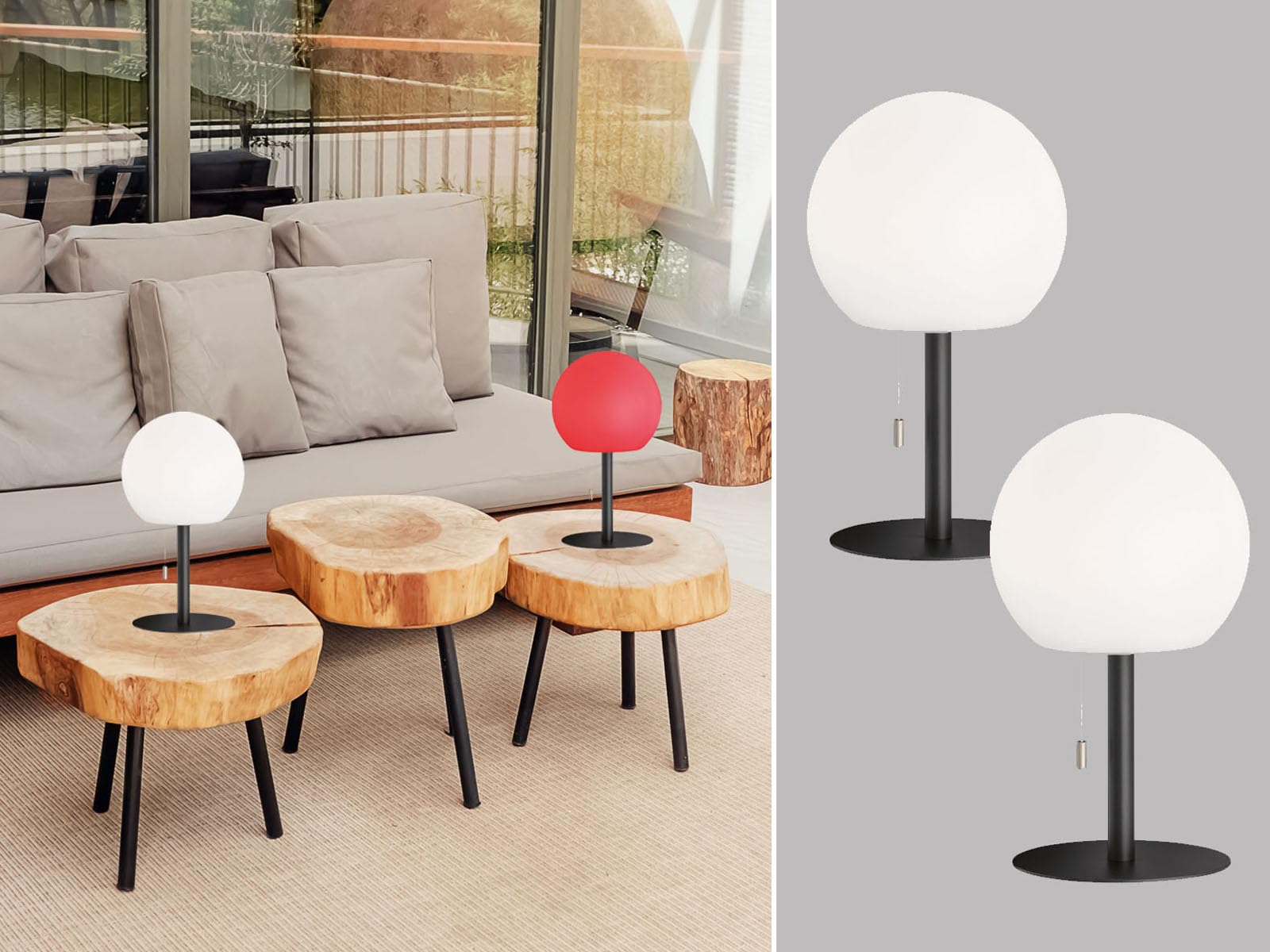 Produktbild von Outdoor Akku LED-Tischleuchte Dimmbar