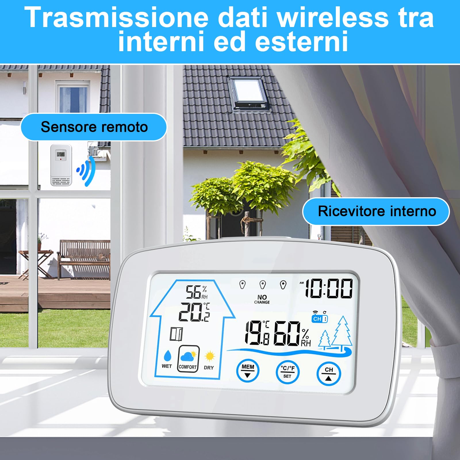 Oregon Scientific Stazione Meteorologica Con Sensore Esterno