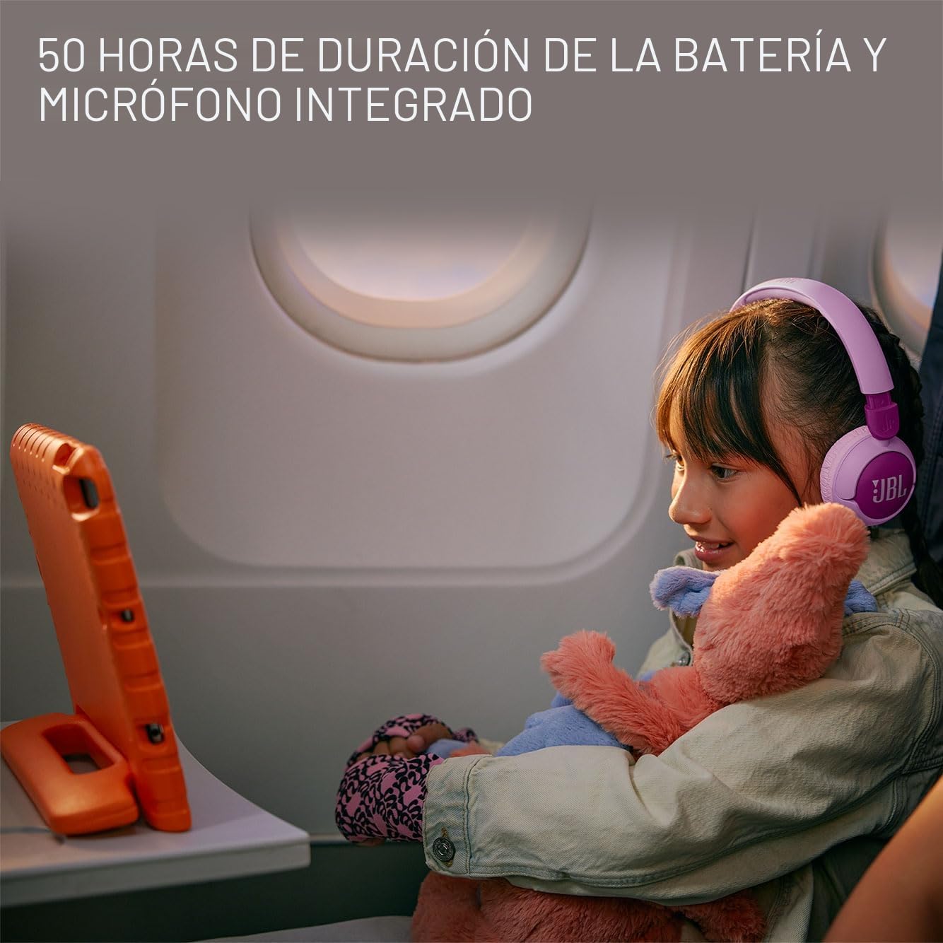 JBL Junior 320 BT, Auriculares supraaurales e inalámbricos para niños, Bluetooth, micrófono, Safe Sound, volúmen hasta 85 dB, 50 hrs de batería, Set de Pegatinas, diseño Plegable, Verde