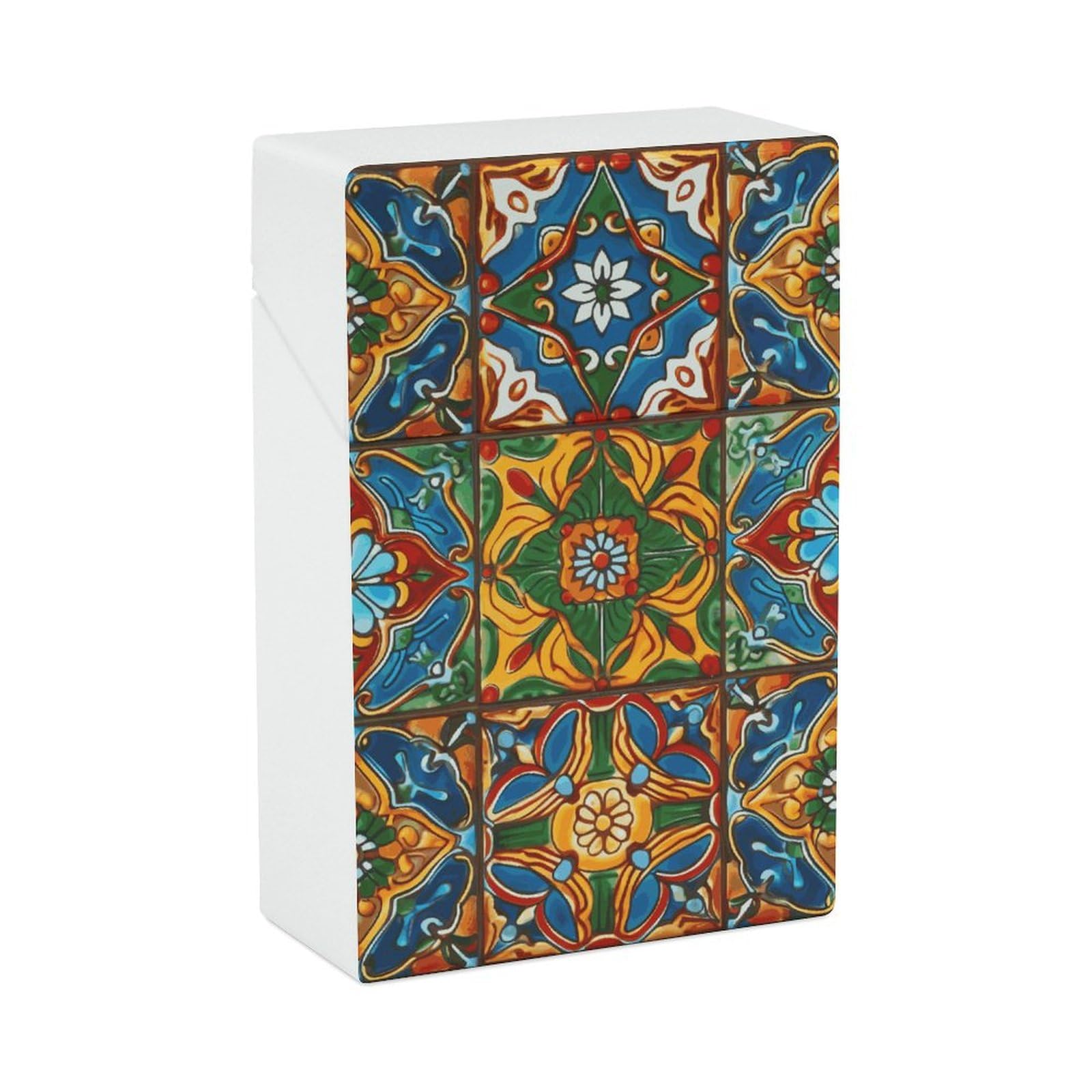 Amazon.com: Mexican Ceramic Tile Cigarette Case Cigarette Holder Case  Cigarette Case for Women Men Vintage Cigarette Case Cigarette Box Plastic Cigarette  Case Small Cigarette Case : Health & Household