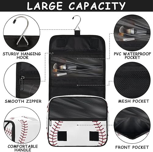 Miniatura 6 de Neceser colgante de viaje para mujeres y hombres, bolsa de cosméticos impermeable, organizador de maquillaje, 1, A-002