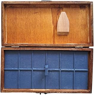 Mini sta-wet palette case for oil paints, oil paint palette, 12 colors, box for oil paints, oil paints keeper