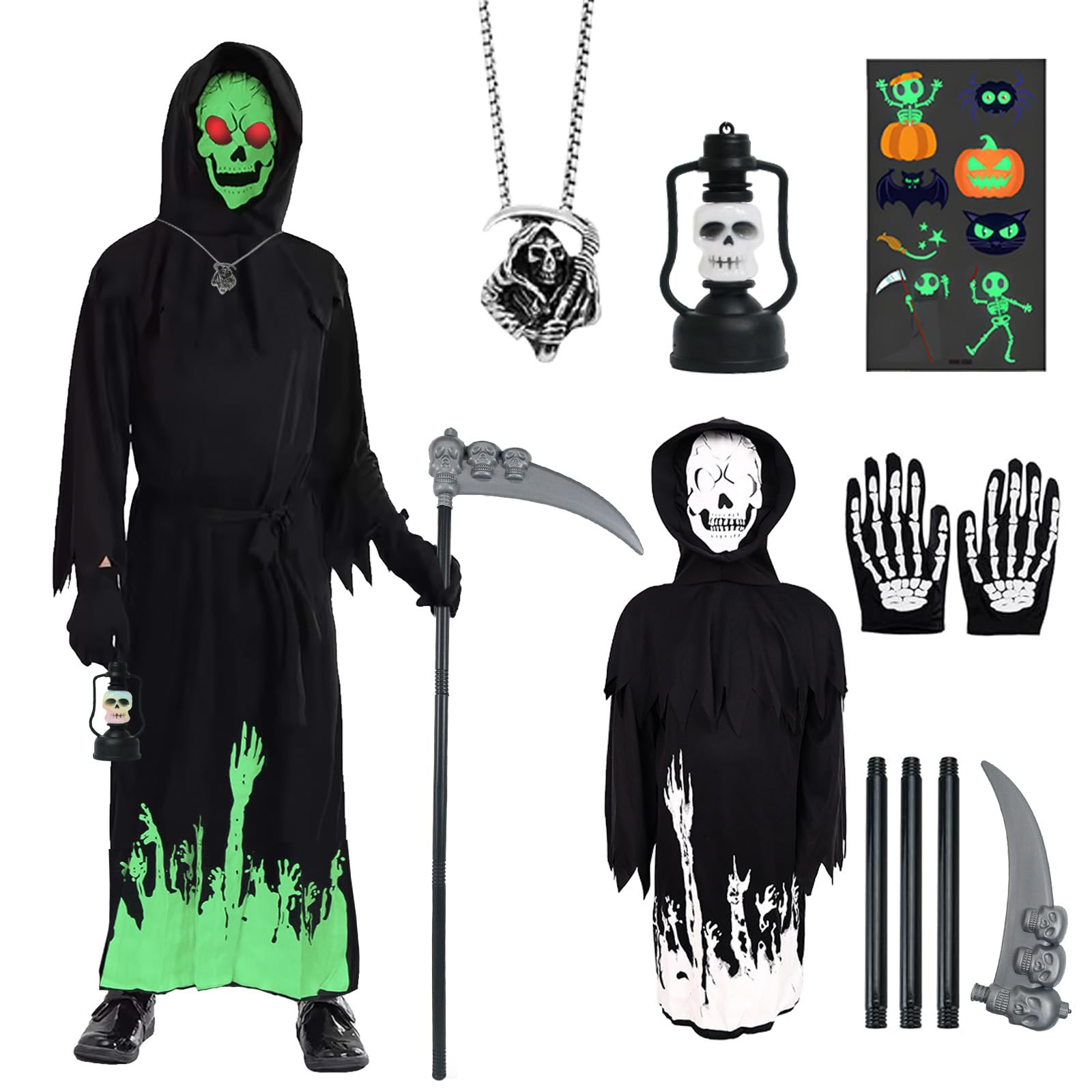 Halloween Grim Reaper Costume Set
