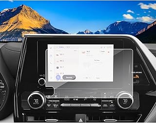 Glass Screen Protector Fit for 2023 Toyota Highlander Screen 8 Inch for 2023 Highlander Screen 8 Inch,Tempered Glass Screen Protector Foils for 2023 Highlander 8 Inch, Touch Screen Protective Film for 2023 Highlander GPS Stereo Screen,for 2023 Toyota Highlander Accessories 8'' Navigation Display Screen Cover For 2023 Highlander 8 Inch Screen Protector 9H Hardness