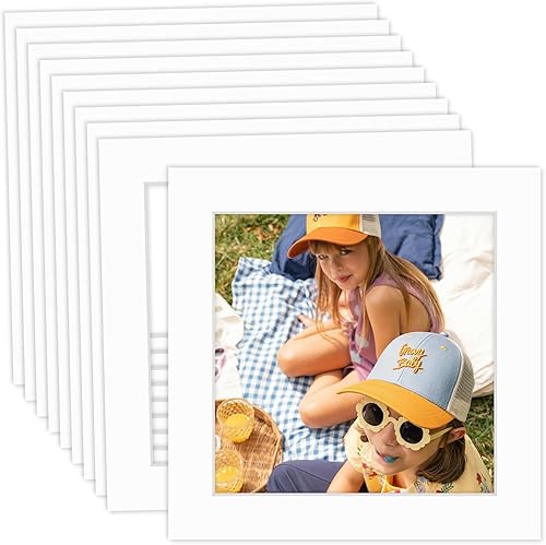 Miniatura 52 de MBC MAT BOARD CENTER, Paquete de 5 paspartús negros de 4x6 para fotos de 3x5, corte biselado, libre de ácido, grosor de 4 capas