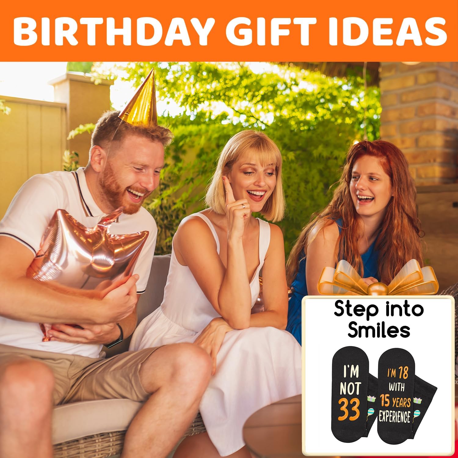 HAPPYPOP Birthday Socks for Men Women - Gifts for 30 31 32 33 34 35 36 37 38 39 40 Year - Image 7