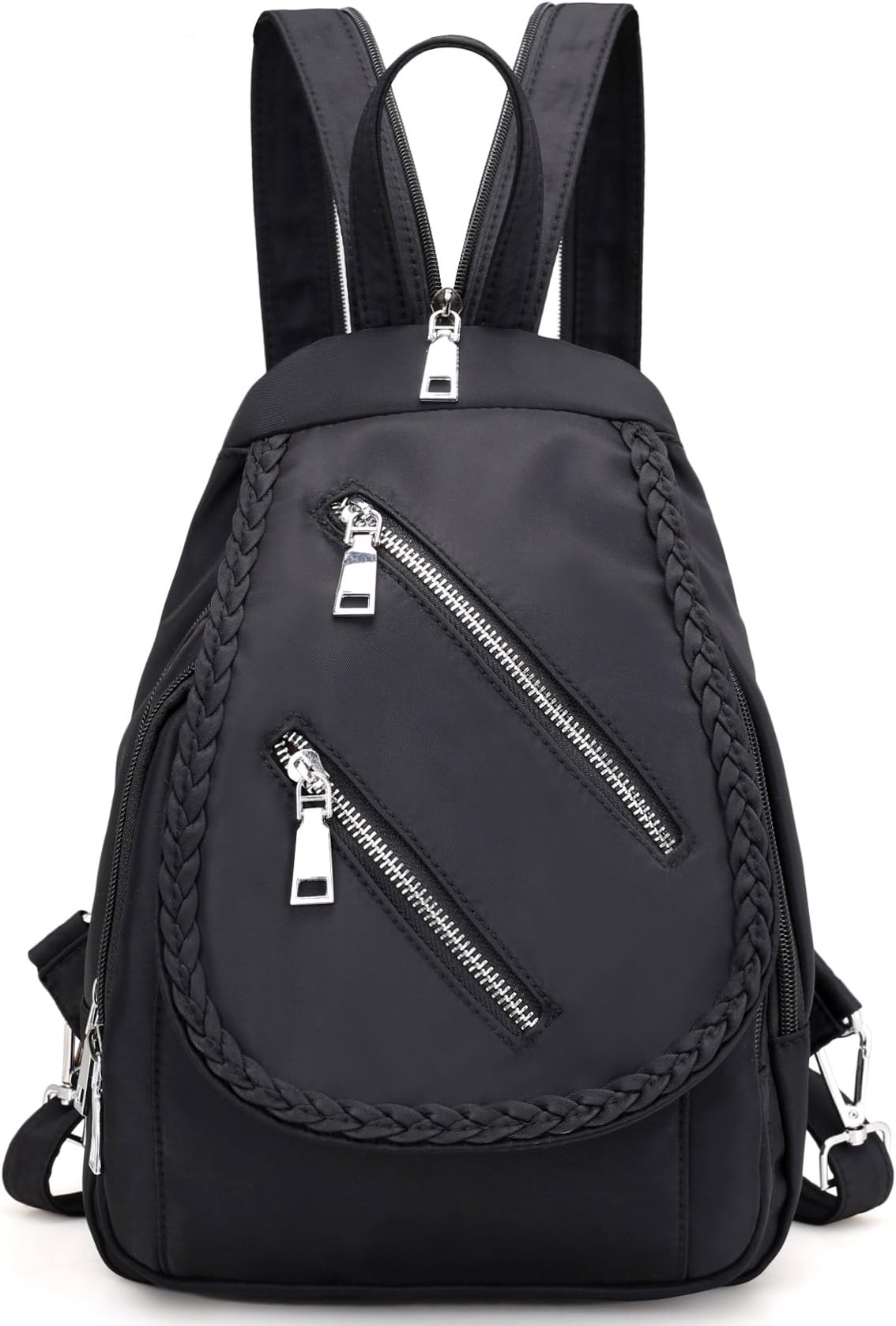 NOVOSACO Girls Convertible Small Nylon Backpack Purse Cross Body Sling Shoulder Bag