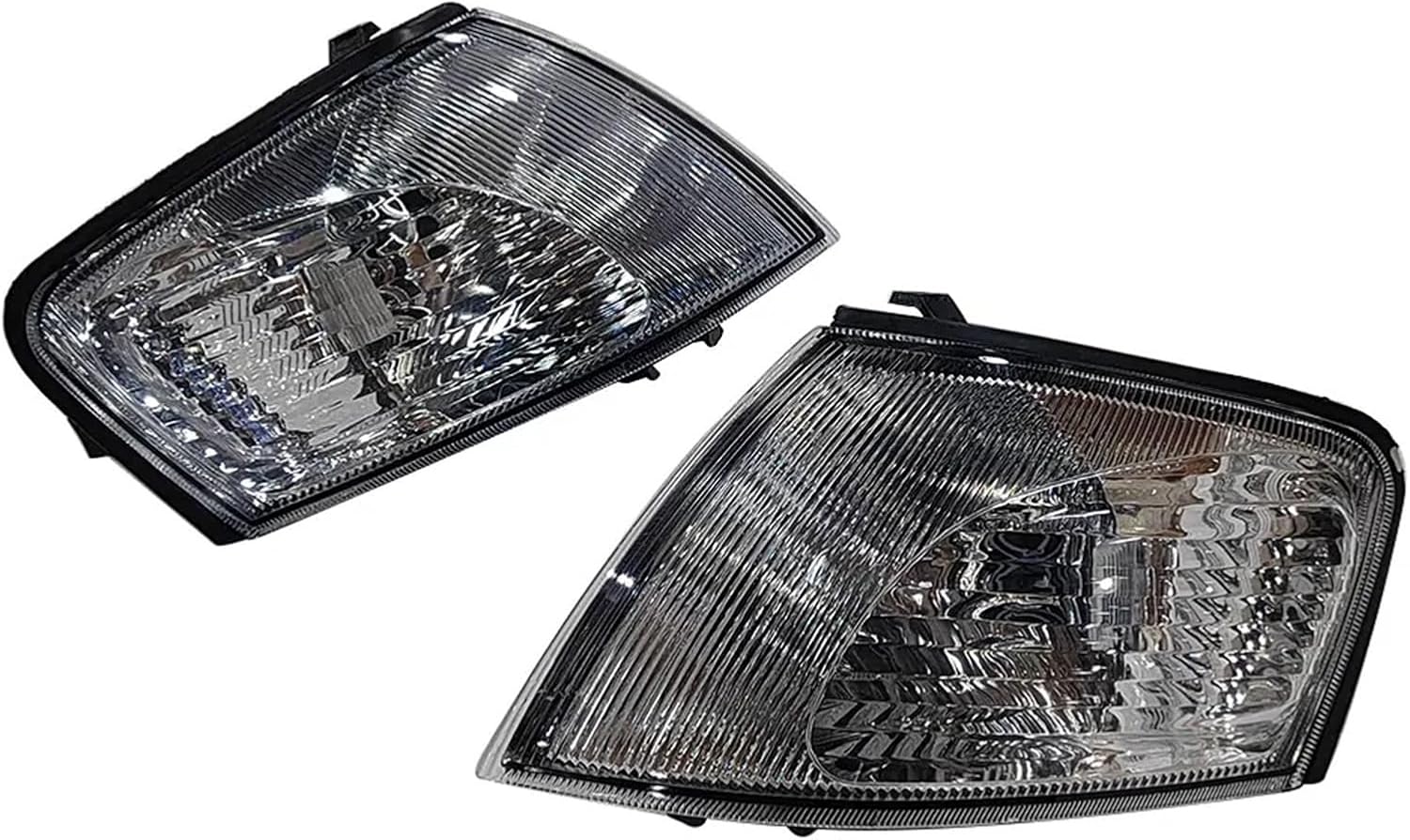 2Pcs Car Corner Lights Turn Signal Lights Compatible with Nissan Wingioad AD Wagon Y11 1999 to 2005 White and Yellow(Yellow)