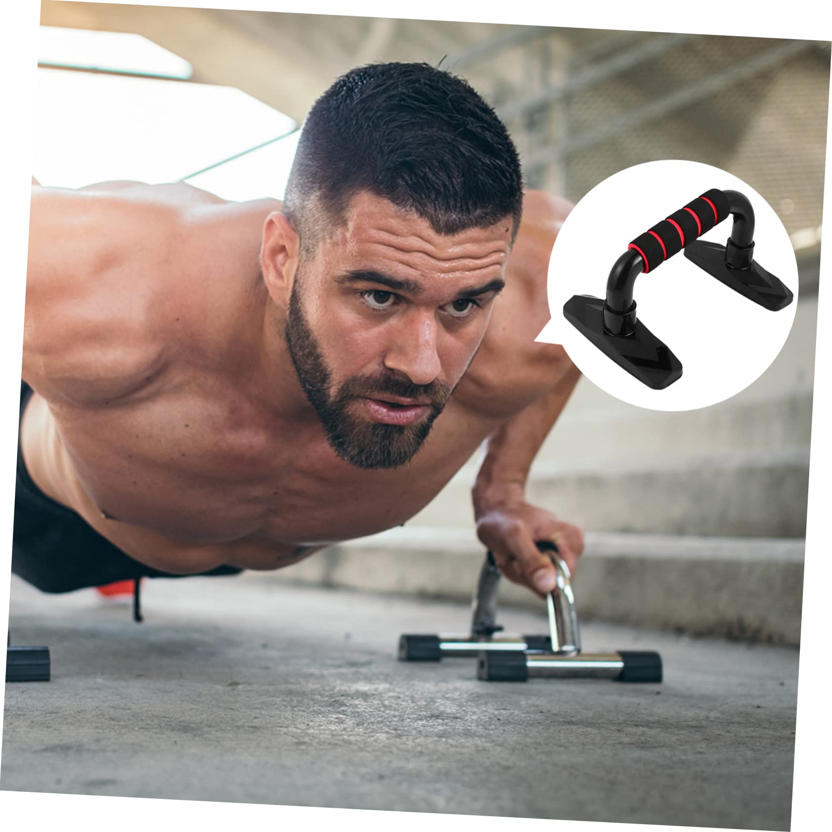 KOMBIUDA 2pcs Exercise Equipment Push-up Holder Pvc Muscle Fitness Home Arm Push-up Bracket