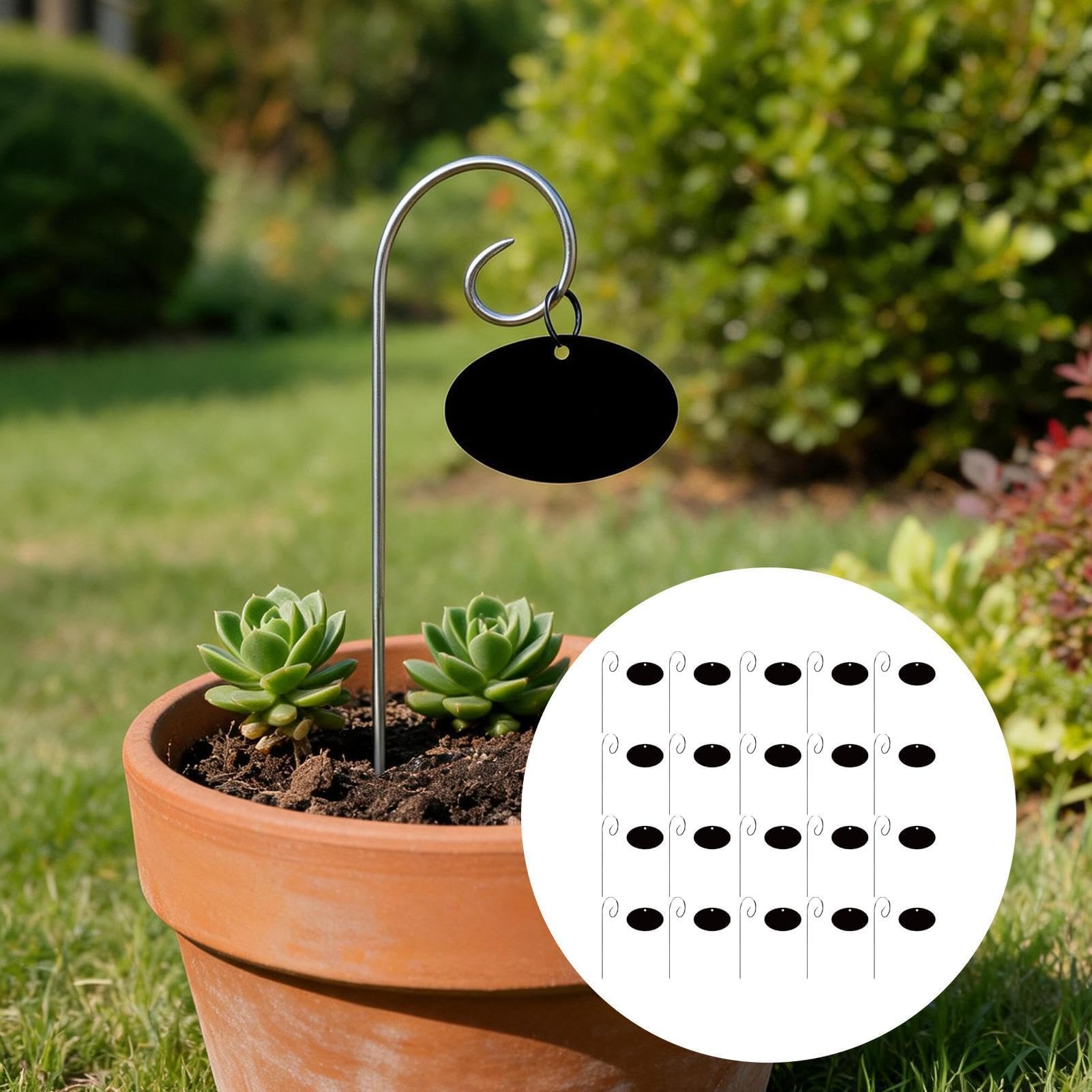Lot de 20 marqueurs et piquets pour plantes – Étiquettes esthétiques pour jardinières de jardin, pots de fleurs, amateurs de jardin et agriculteurs