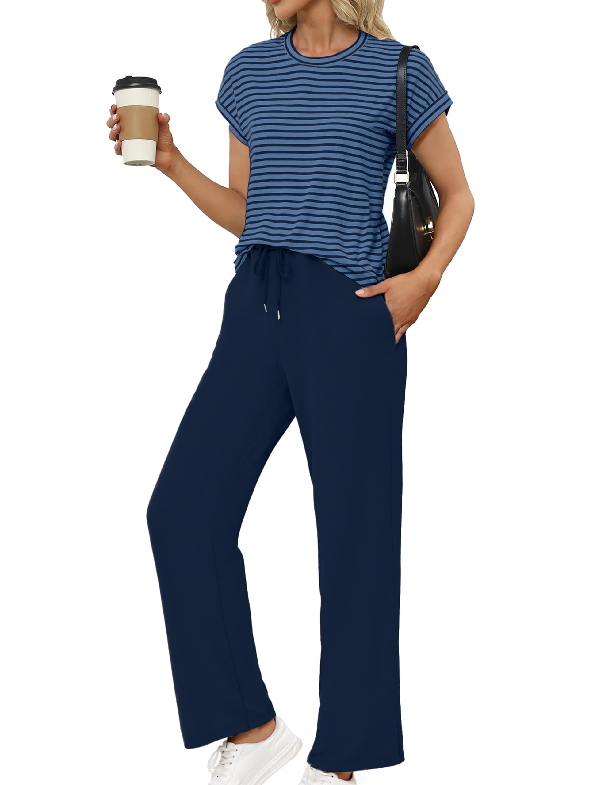 Glamaker Striped Lounge Set
