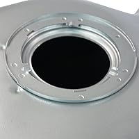 Vista 7 de Tanque de combustible de 16 galones de acero recubierto de zinc anillo de bloqueo delantero del eje trasero montado compatible con 73-81 Chevrolet