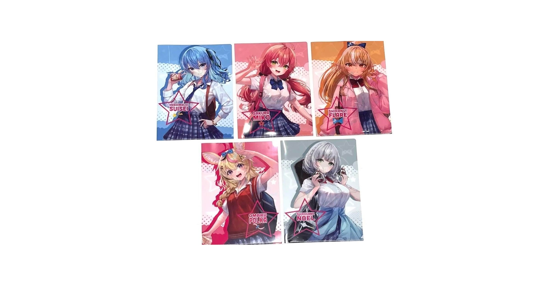【最終値下げ】【希少】ドデカミン×ホロライブクリアファイル5種 最終値下げ】【希少】ドデカミン×ホロライブクリアファイル5種