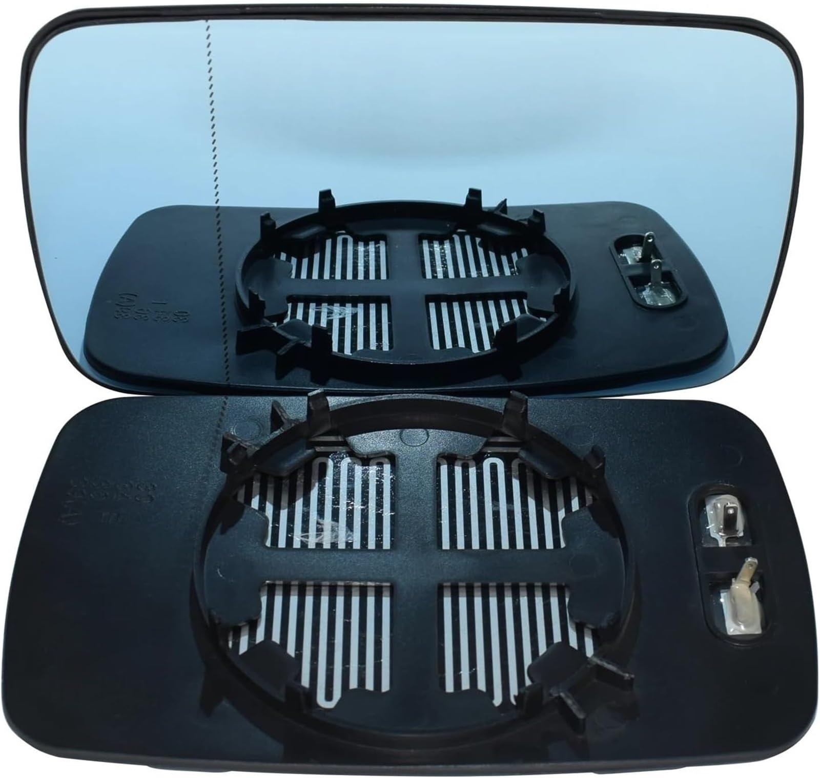 Rétroviseur latéral de voiture Rétroviseur latéral chauffant bleu pour BMW Série 3 et 5 E39, E46, 320i, 330i, 325 525i (1997-2005)