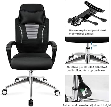 Office Chair MFV007, black, 5054574094465
