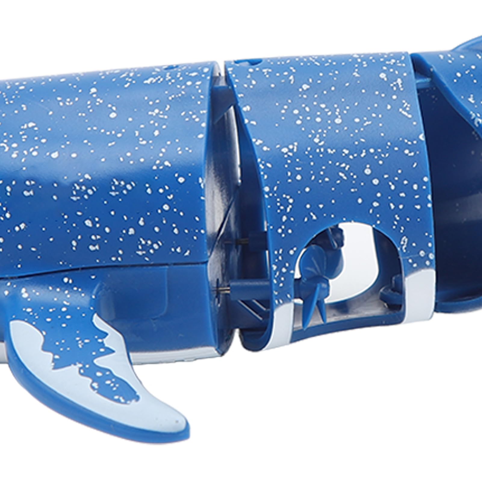 Baleine RC Jouet, Télécommande Baleine Jouet Haute Simulation 2,4 GHZ Plastique ABS pour Piscine (Bleu)