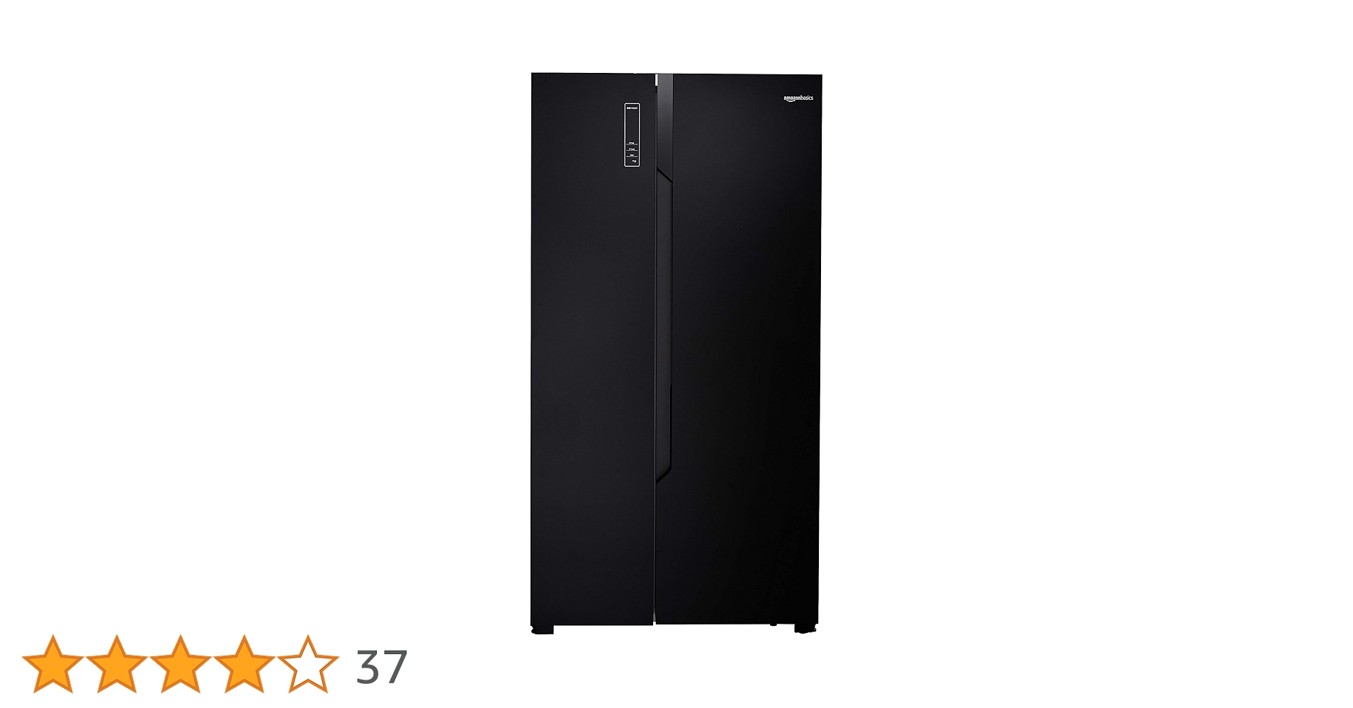 AmazonBasics 690 L Frost Free Side-by-Side Refrigerator (Black