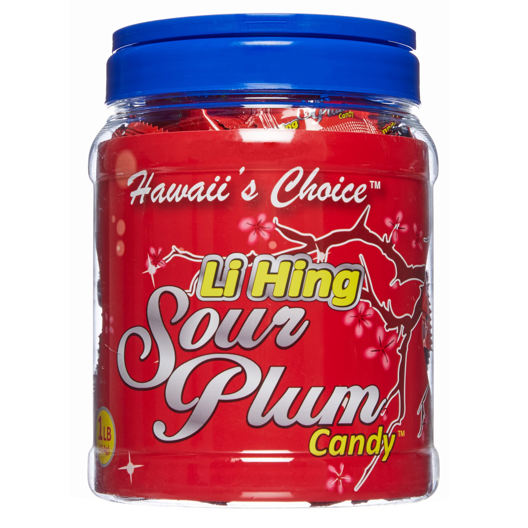Buy Hawaii's Choice Li Hing Sour Plum Hard Candy Bulk 1lb Jar