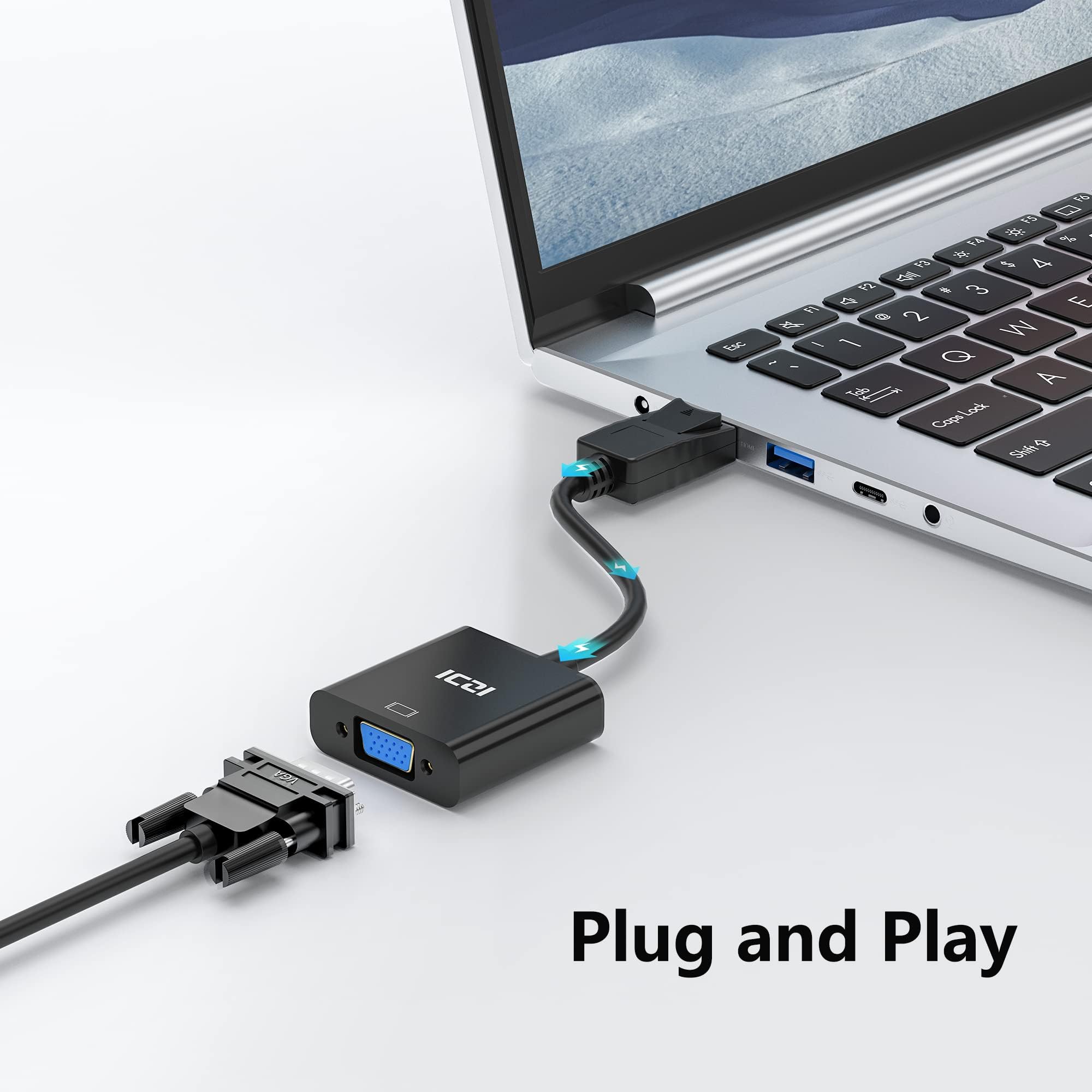 Nedis Câble Mini DisplayPort Mâle Vers VGA Femelle (20 Cm