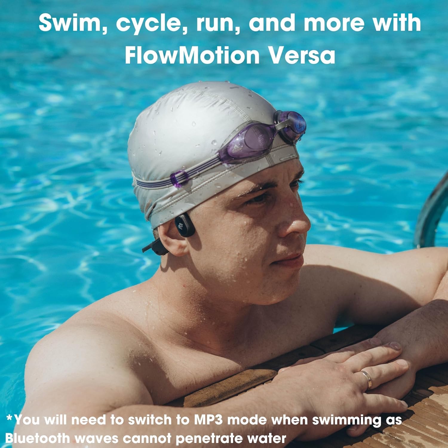 Amazon.com: FlowMotion Versa Open-Ear Swimming Headphones 