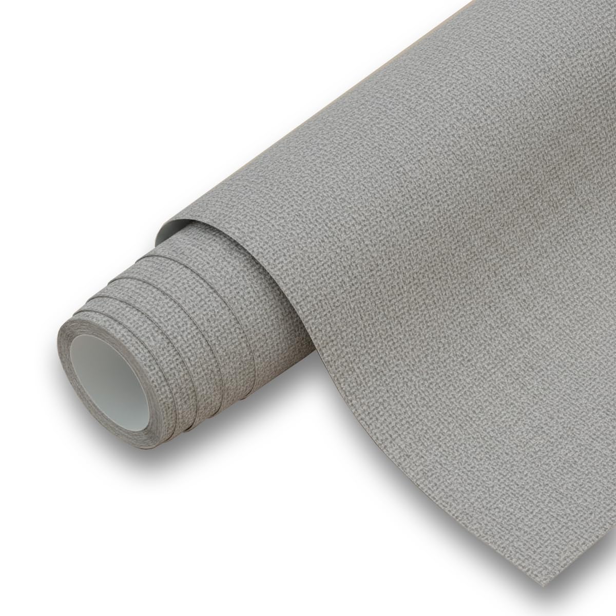 Vinilo de Alta Resistencia para Decoración - Lino Gris Claro - 62 x 200 cm