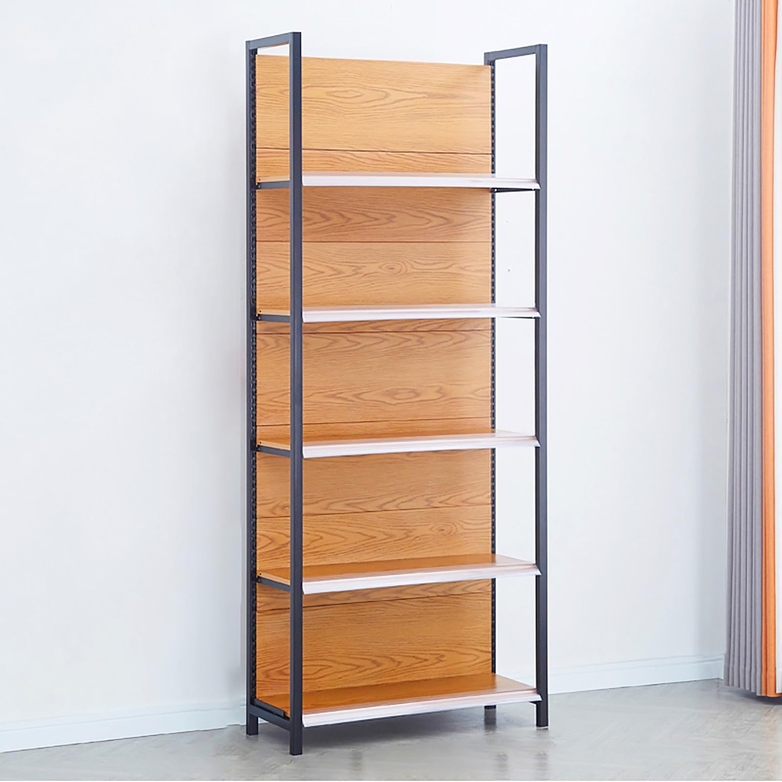 Étagère de gondole avec étagère réglable en bois, idéale pour les minimarchés et les statistiques de service (90 cm principal e) présentoir pour vente au détail