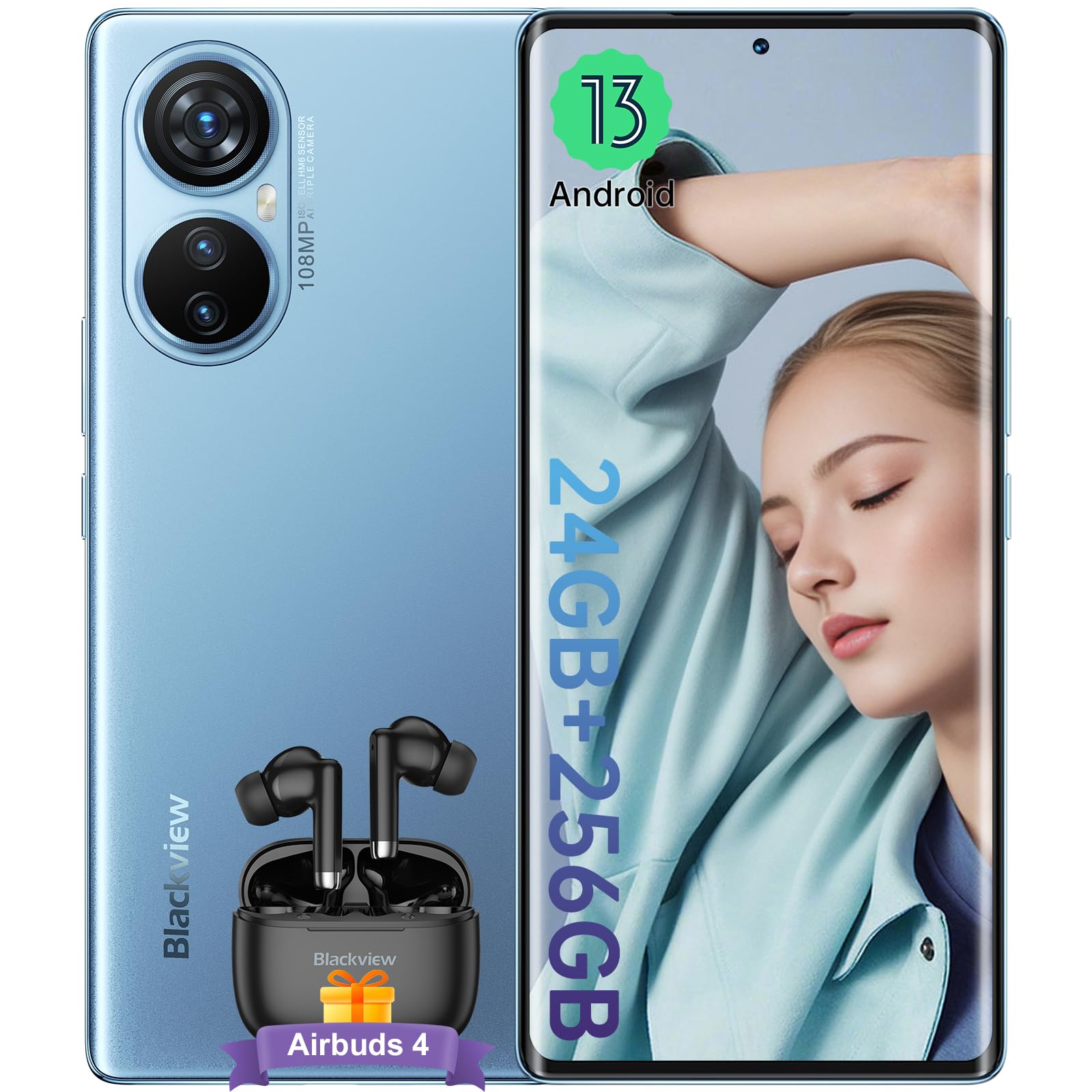 Amazon | Blackview A200Pro SIMフリー スマホ 24GB + 256GB