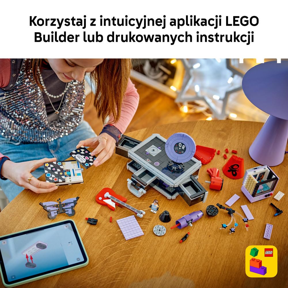 LEGO Editions Skrytka Olivii Rodrigo 43030 | Muzyczna dekoracja, zestaw klocków dla dzieci, prezent dla fana muzyki pop, dla dziewczynek i chłopców 10+, 1085 elementów