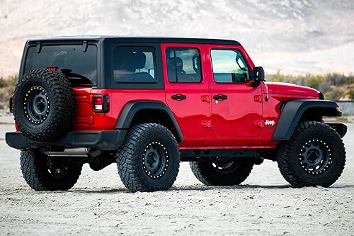 Miniatura 2 de TeraFlex JLU 4-Door: Kit de elevación de base de muelles helicoidales de 2.5"