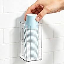 Cup Dispenser, Wall Mount Cup Holder Fits Cups Up to 18 oz