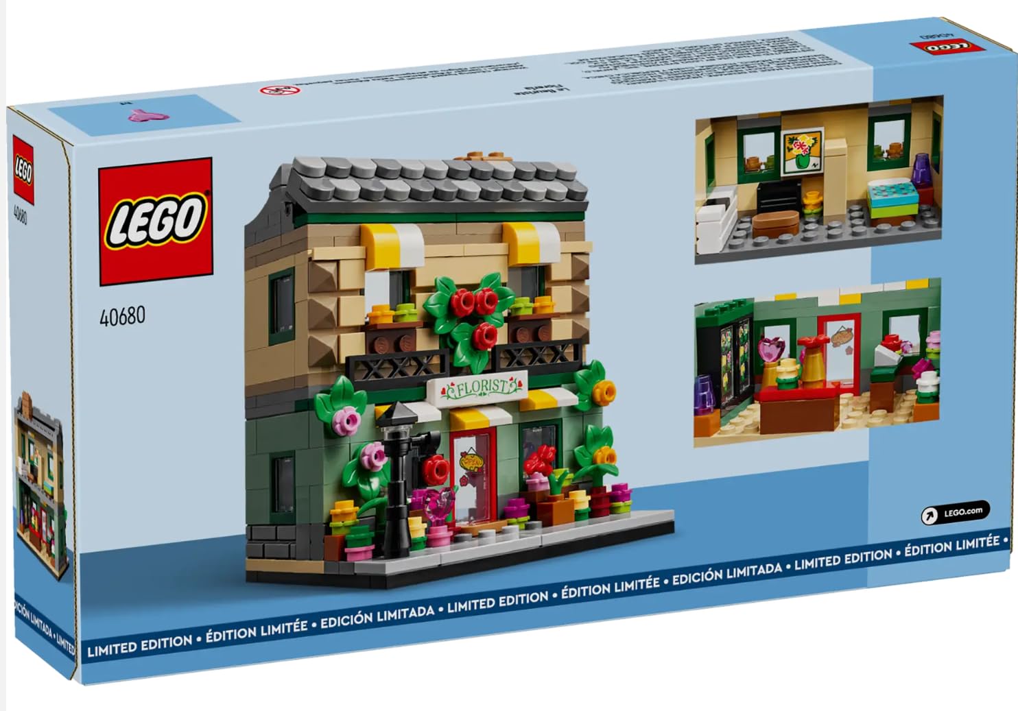 LEGO 40680 Flower Store Limited Edition 2024 12+ 338 Pieces Toy Building Set - Image 3