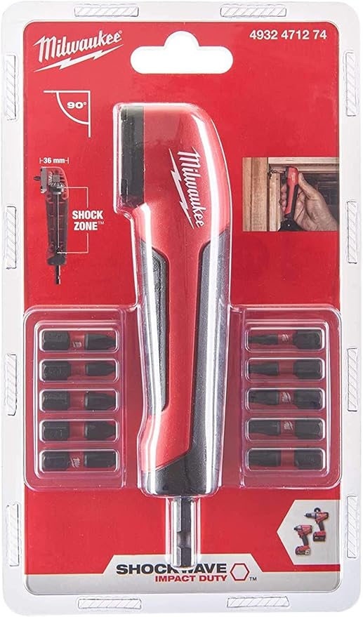 Thumbnail för Milwaukee 4932471274 SHOCKWAV Impunct Duty rect angle accessory