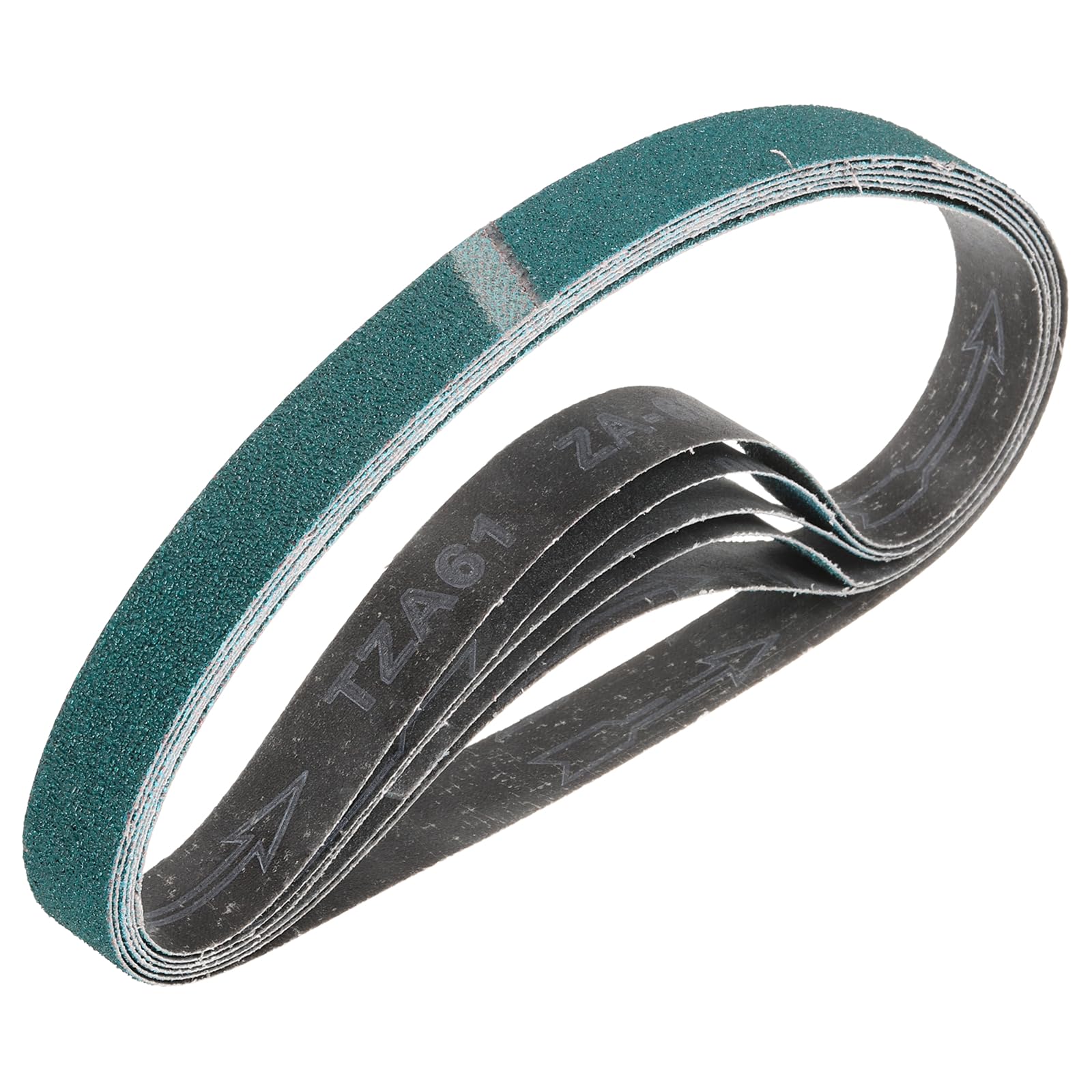 sourcing map 50mm x 915mm Sanding Belts, 6 Pcs 60 Grit Zirconia Abrasive Belts Sander File Belt for Woodworking, Metal Polishing, Knife Sharpener — image 1