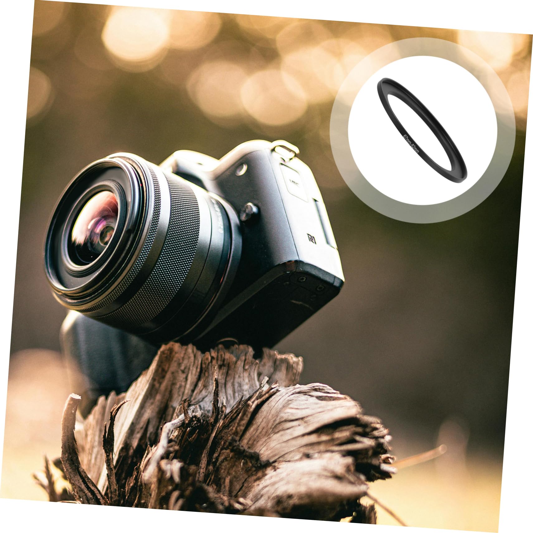 MOLUCKFU Camera Stepping Ring 67mm to 82mm Adapter Lightweight Sturdy Aluminum Filter Ring