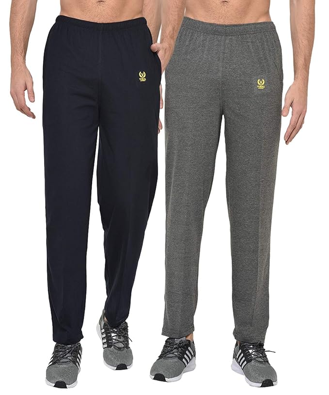 VIMAL JONNEY Mens Regular Fit Track pants(Pack of 2) at Rs. 549