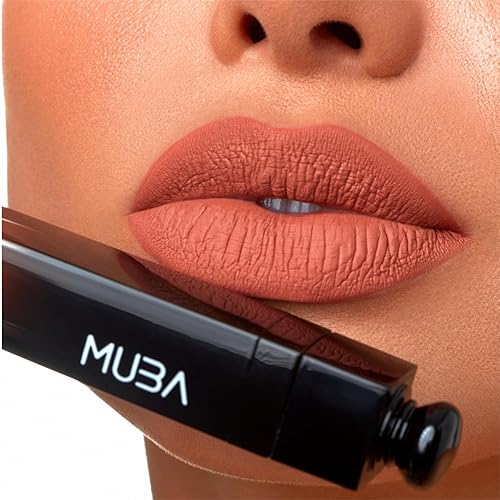 Miniatura 8 de MUBA COSMETICS - Lápiz labial líquido  24 horas impermeable, de larga duración, ninguno, transferible y de alto pigmento, lápiz labial para mujeres,