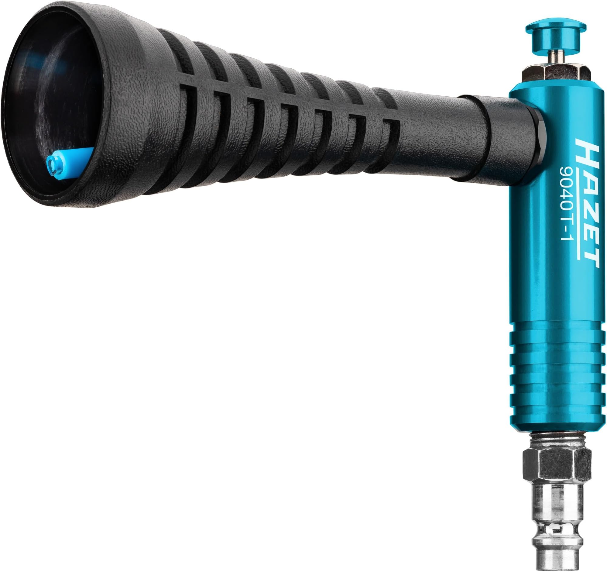 HAZET Turbo Air Gun 9040T-1 Swirling Nozzle Produces Strong Air Pulse 6 Bar Operating Pressure with Ergonomic Handle, for Quick Removal of Dust, Chips etc.