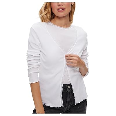Michael Stars Beatrice V Neck Cardigan Women