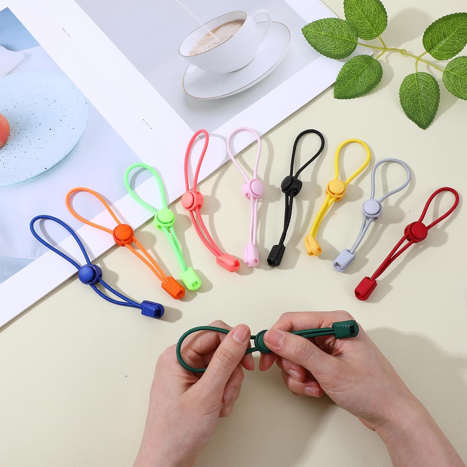 10PCS Clay Bag Ties, Adjustable Elastic Pottery Trimming Clay Bag Tie Colorful Pottery Straps Ceramic Tool Strap for Closure & Organization Sculpting Enthusiasts Artist - Image 5