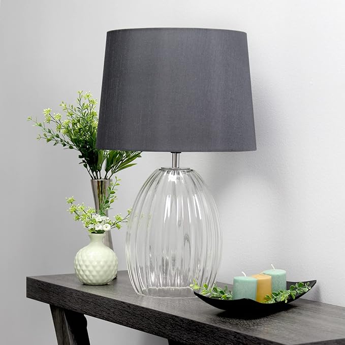 Lámpara de mesa Elegant Designs LT2108-GRY 17.63" miniatura 5