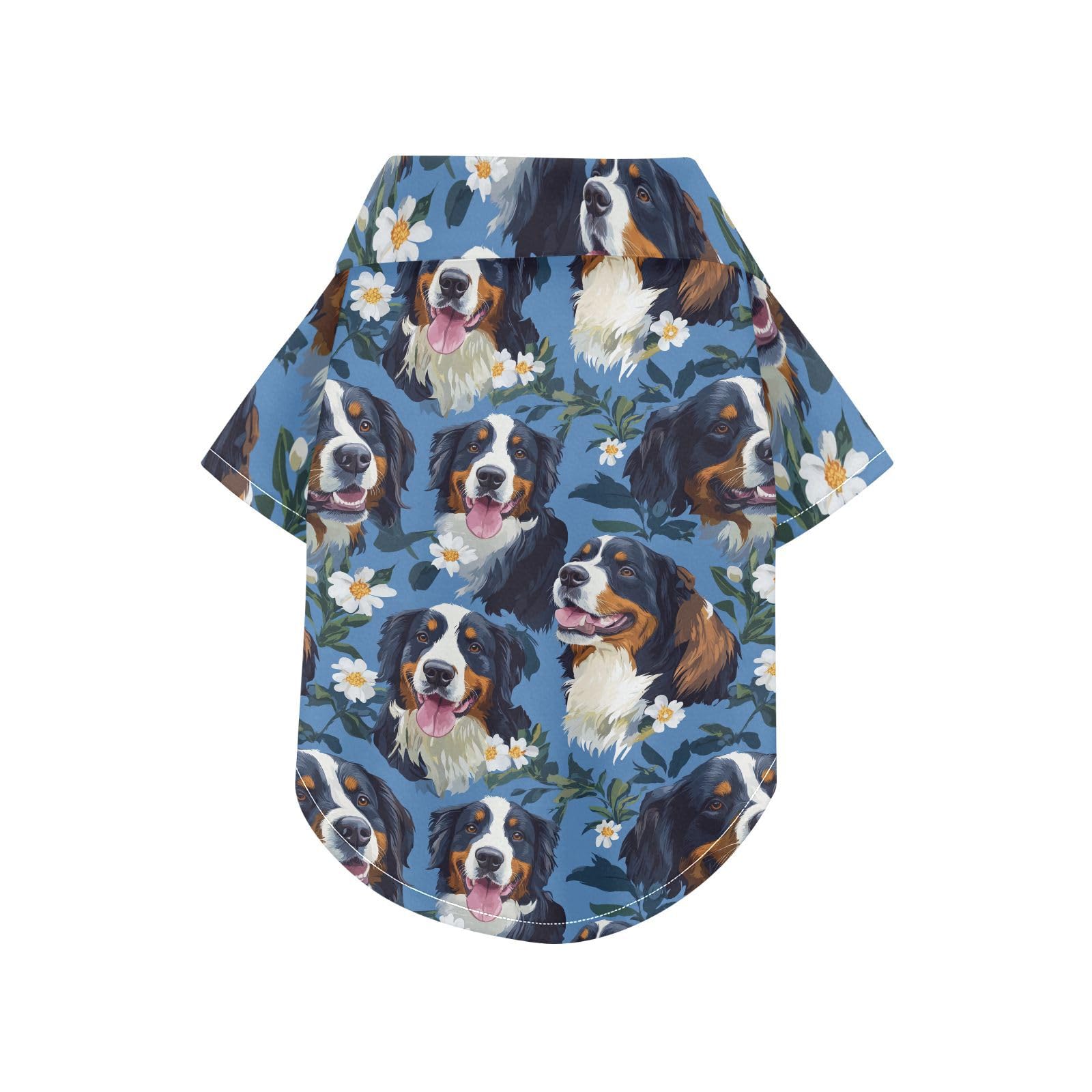 Polo marron pour grand chien vêtement d'été respirant taille 3XL