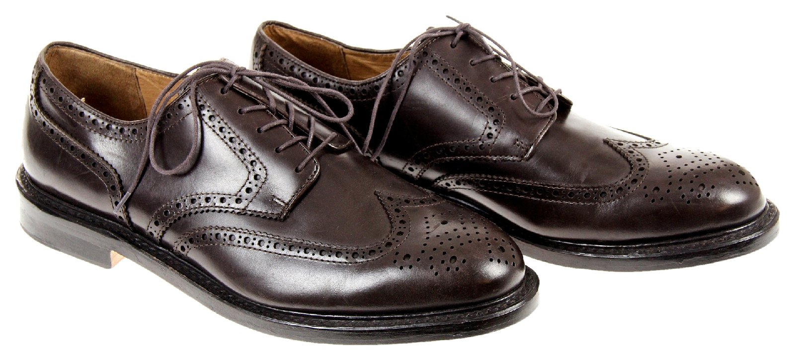 Buy Alden for J Crew Longwing Bluchers Size 9 Style# 97572 Dark