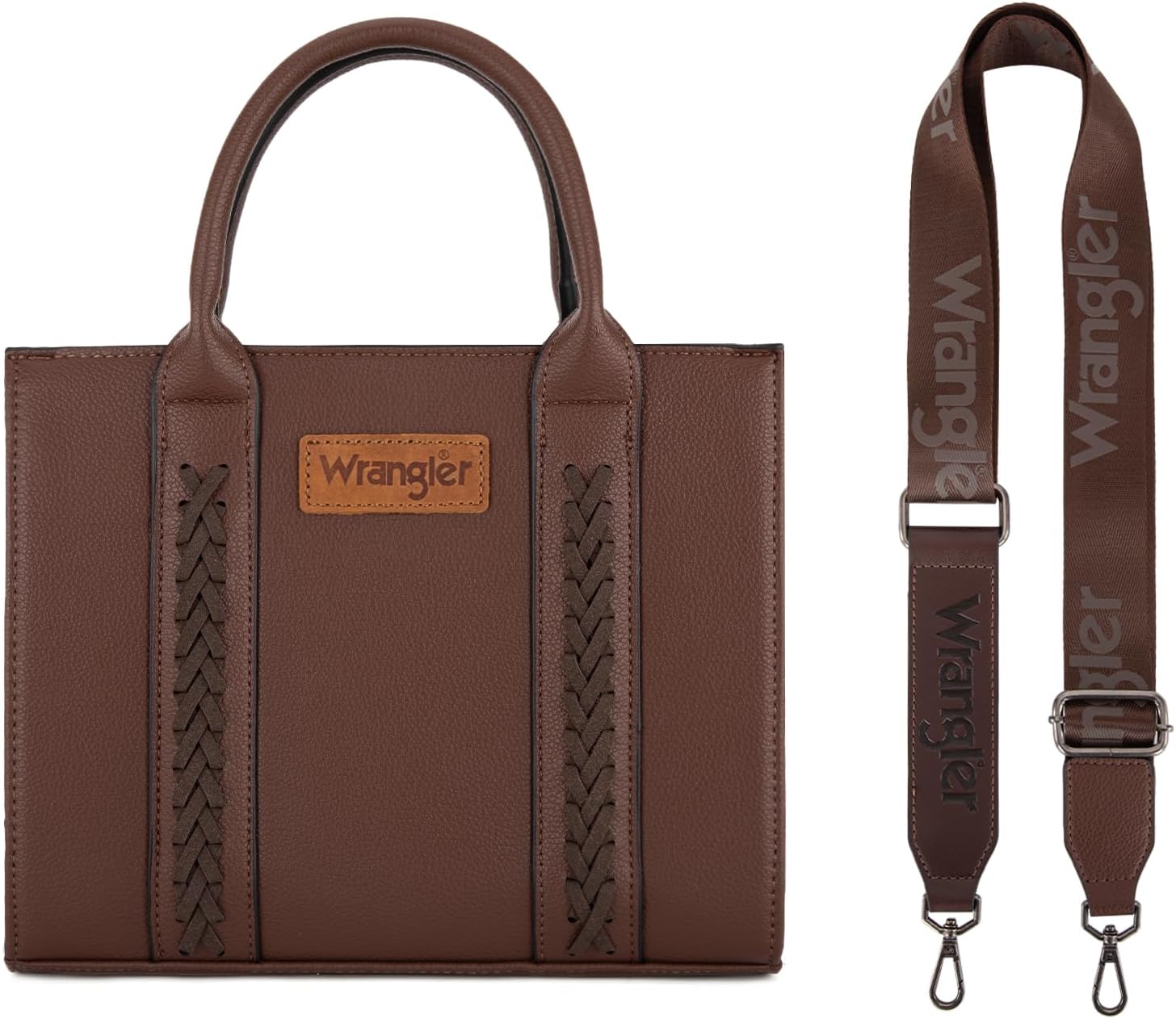 Wrangler Tote Bags for Women Top-handle Handbags and Purse for Women with Adjustable Strap - Image 6