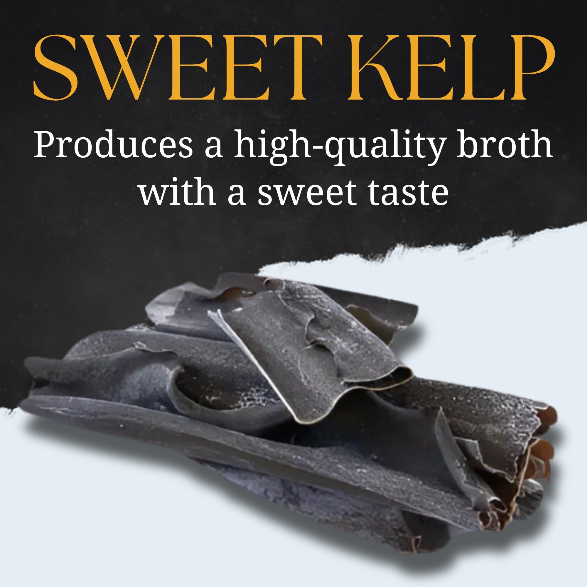 Varech doux Hokkaido, Umami naturel, Kombu sauvage de Hokkaido | Sans conservateurs, sans additifs, sans OGM | Algues séchées japonaises | 100 g SUI of Tokyo