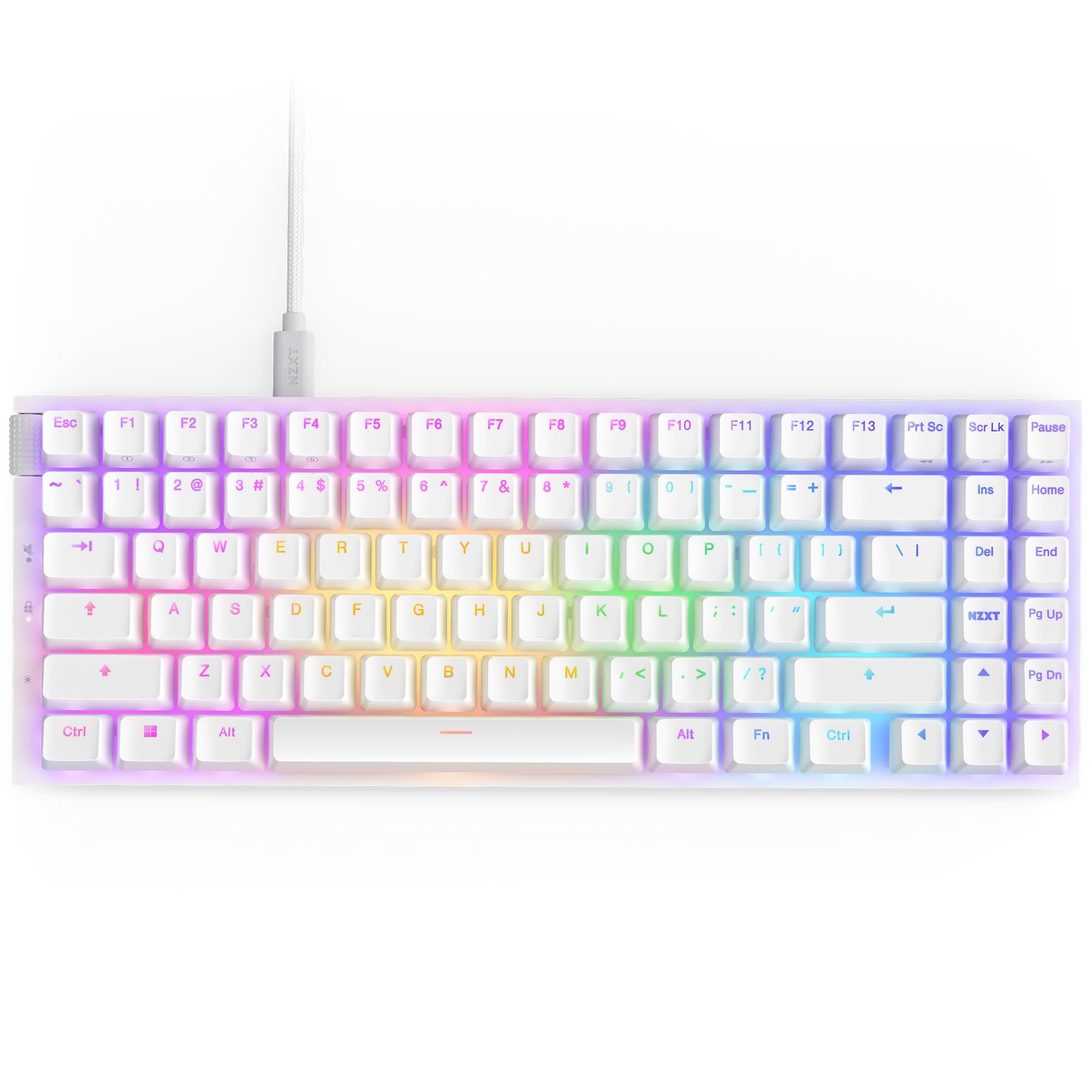 【美品】NZXT FUNCTION ゲーミングキーボード ホワイト Amazon.co.jp: NZXT Function 2 MiniTKL White RGB LED搭載 8K