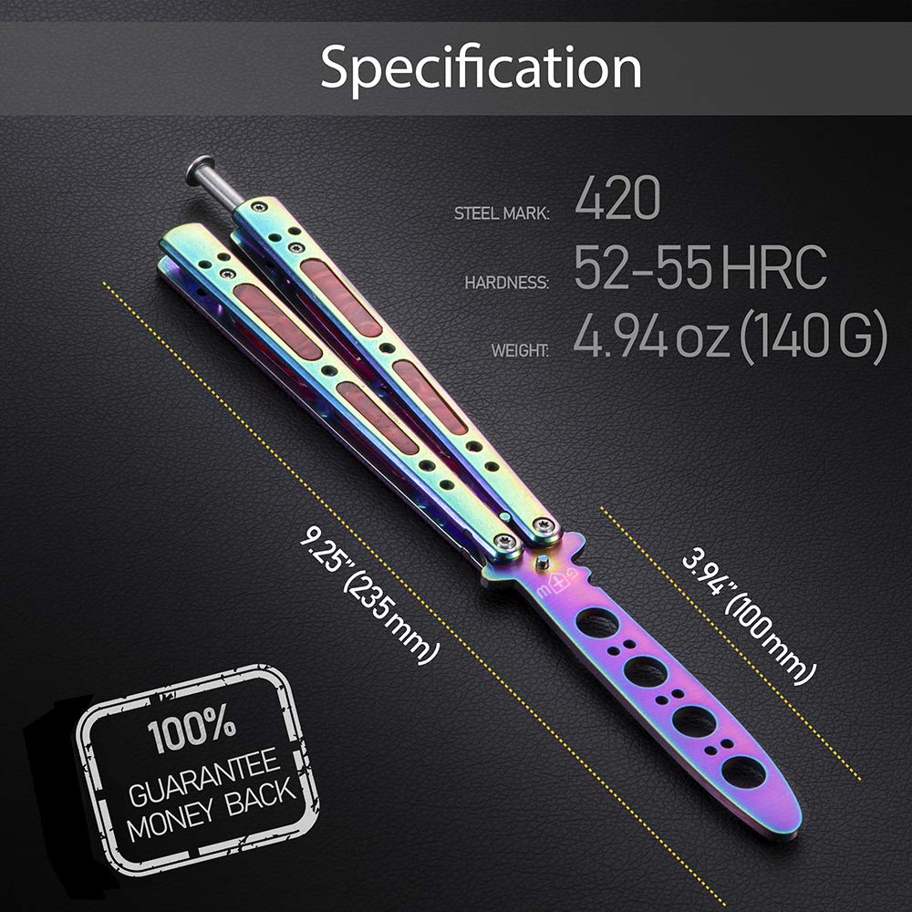 Butterfly Knife Trainer Balisong Trainer Practice Butterfly Knives