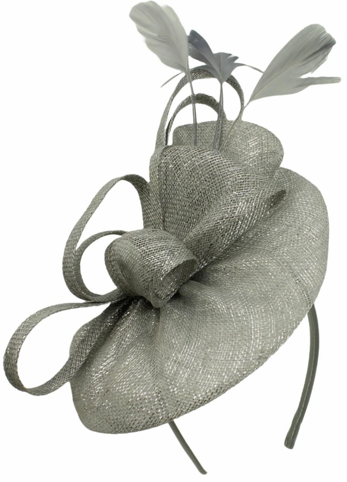 Aliceband mini bibi à disque argenté serre-tête chic taille unique - 5