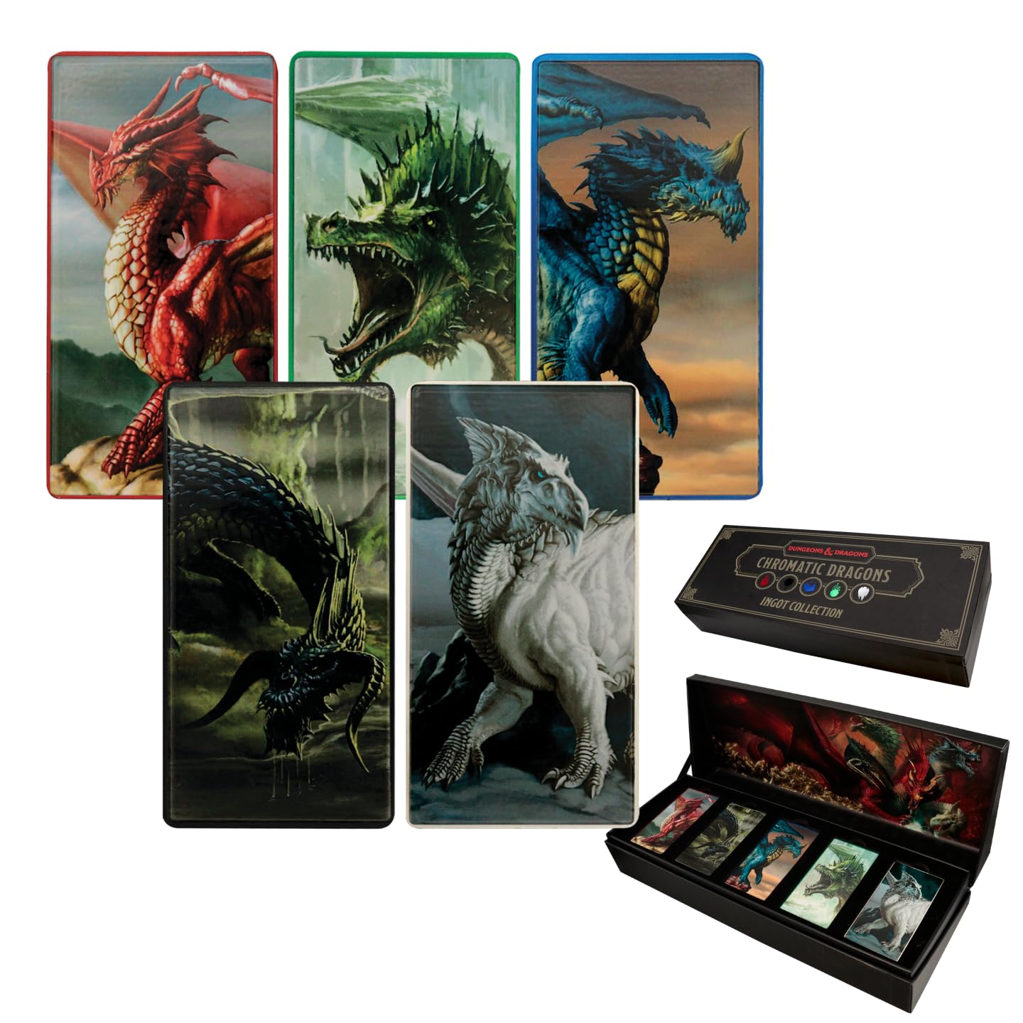 Amazon.com: Fanattik Dungeons & Dragons Chromatic Dragons 5-Piece