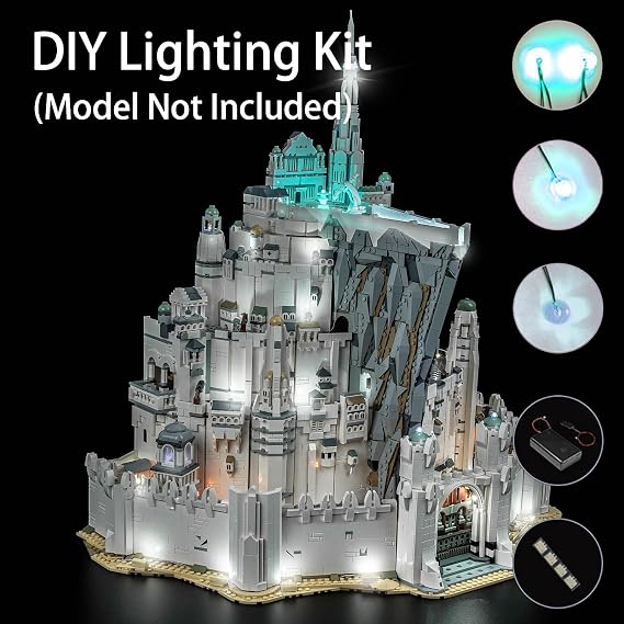 LED Lighting Kit for Lego 11377 Minas Tirith (Kit Only), Version A