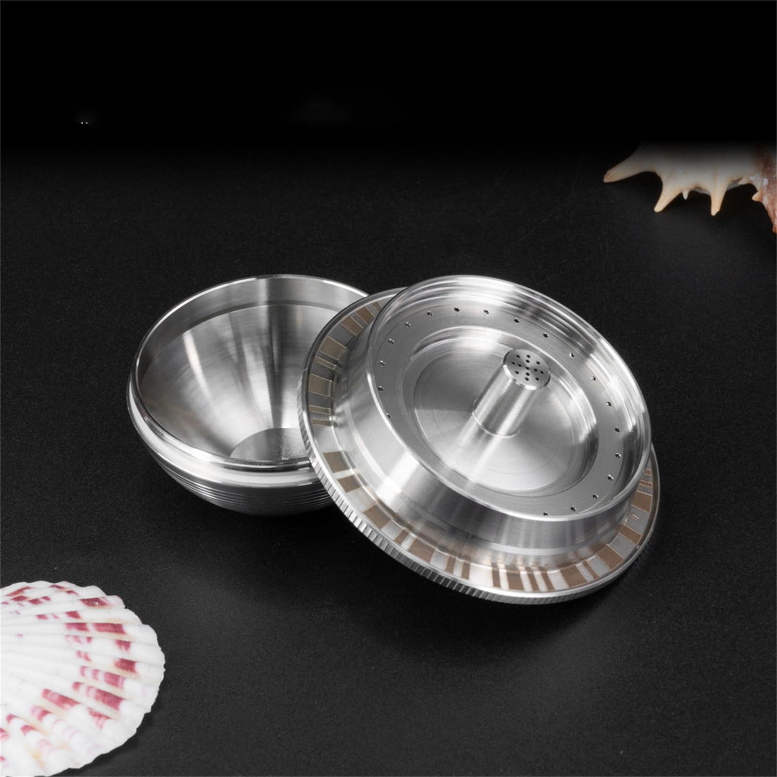 Filtro Reutilizable de Acero Inoxidable de 80 ml para café, conversor rellenable para Cocina GCA1